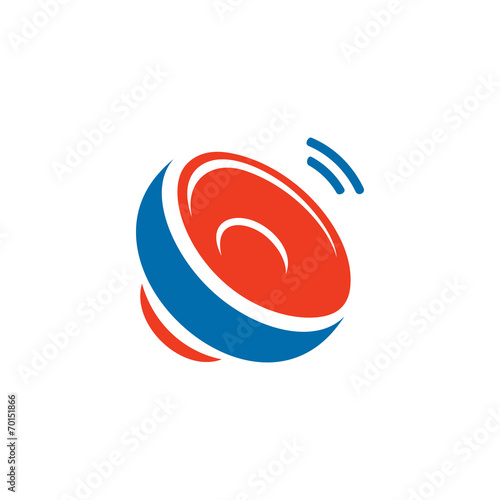 Car Audio speaker abstract sign