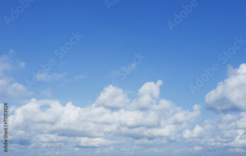 Fototapeta Naklejka Na Ścianę i Meble -  blue sky with cloud closeup