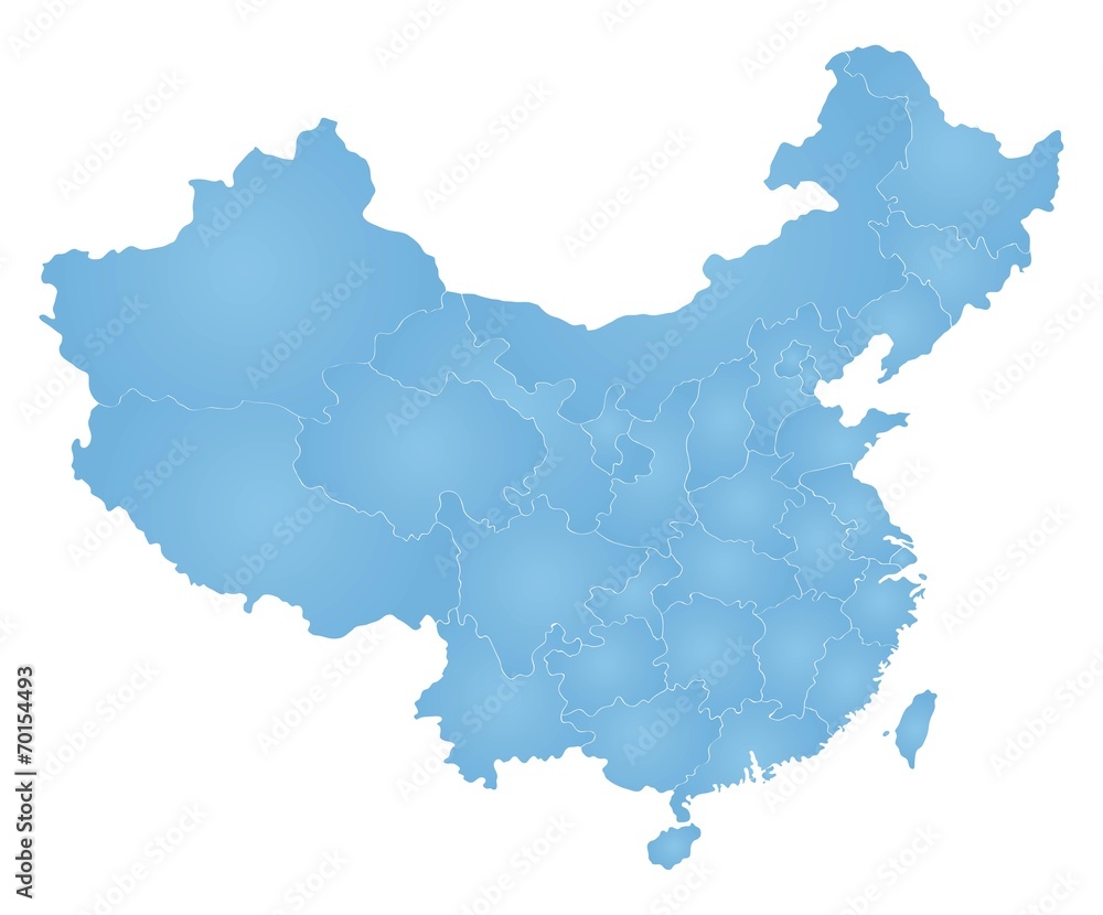 Obraz premium Map of China
