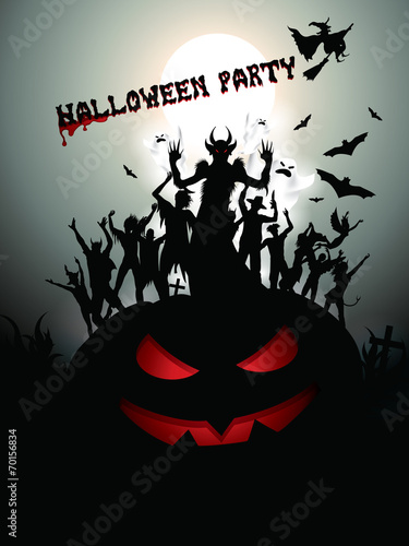 halloween party background