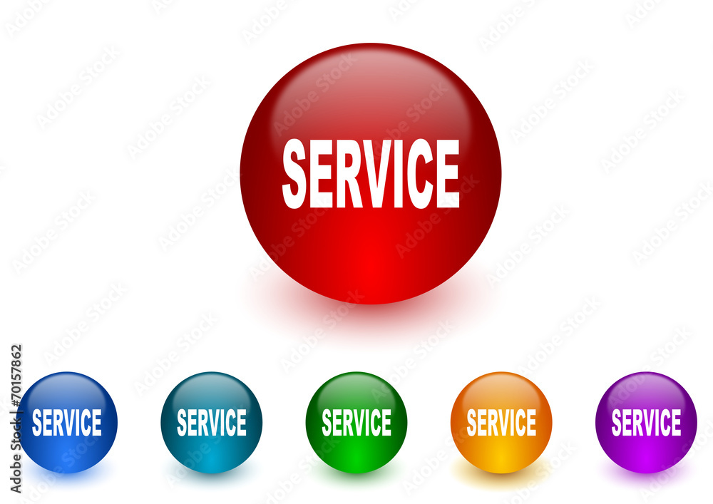 service internet icons colorful set service internet icons colorful set