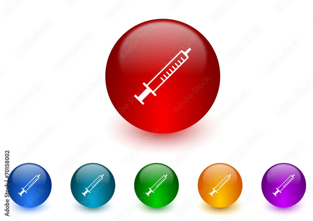 medicine internet icons colorful set medicine internet icons colorful set