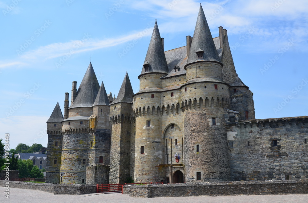 Vire- zamek (Francja) Lipiec 2014