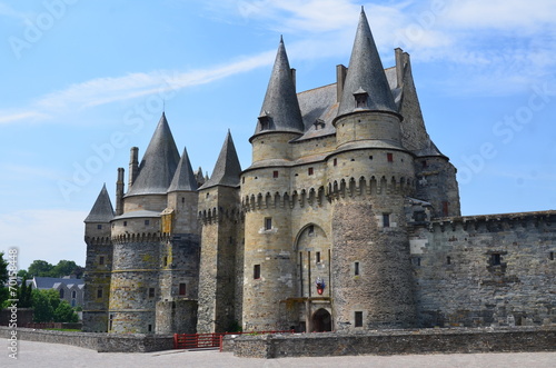 Vire- zamek  Francja  Lipiec 2014