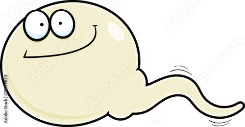 Cartoon Sperm Happy