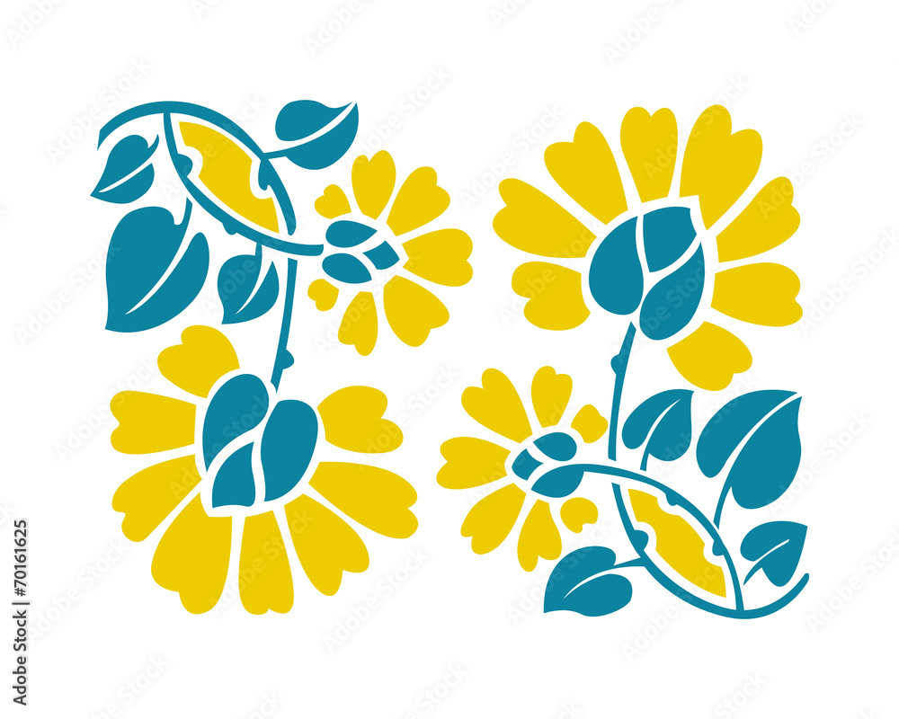 Floral pattern. Vector illustration