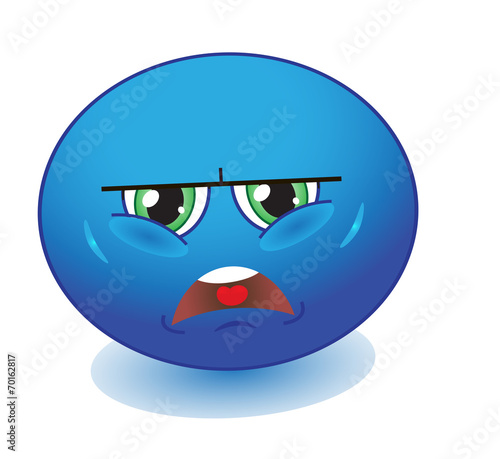 Upset emoticon