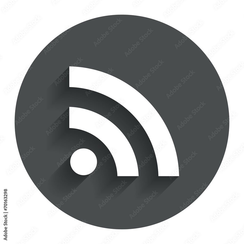 RSS sign icon. RSS feed symbol. RSS sign icon. RSS feed symbol.