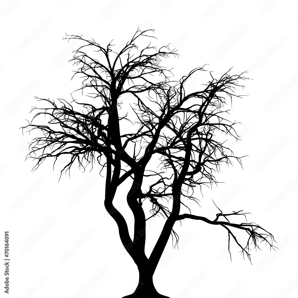 Halloween Baum Hintergrund gruselig Stock Vector | Adobe Stock