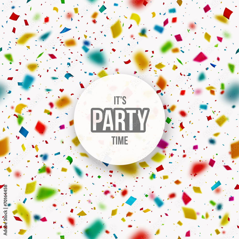 It's Party Time - obrazy, fototapety, plakaty 