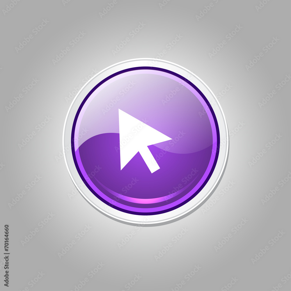 Click Circular Vector Purple Web Icon Button Click Circular Vector Purple Web Icon Button
