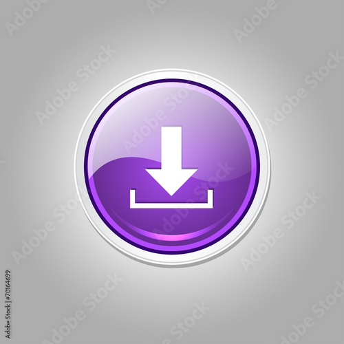 Download Circular Vector Purple Web Icon Button