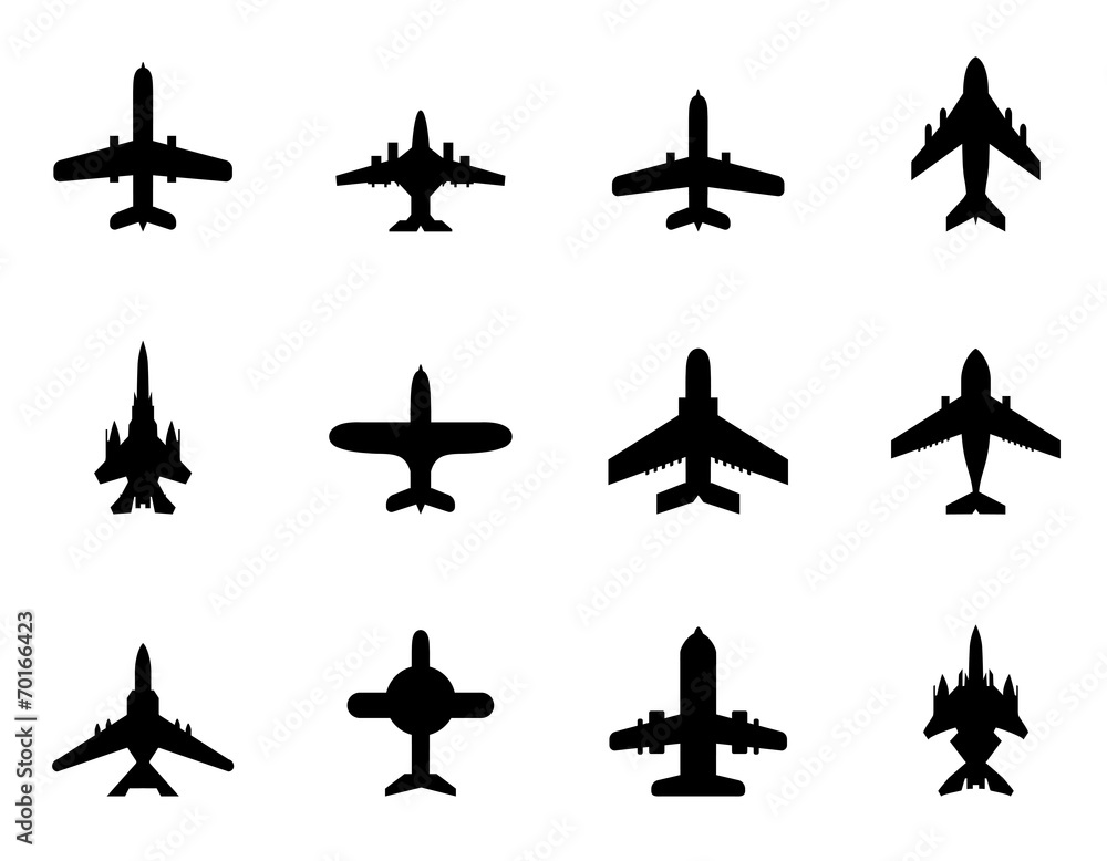 icons of airplanes icons of airplanes