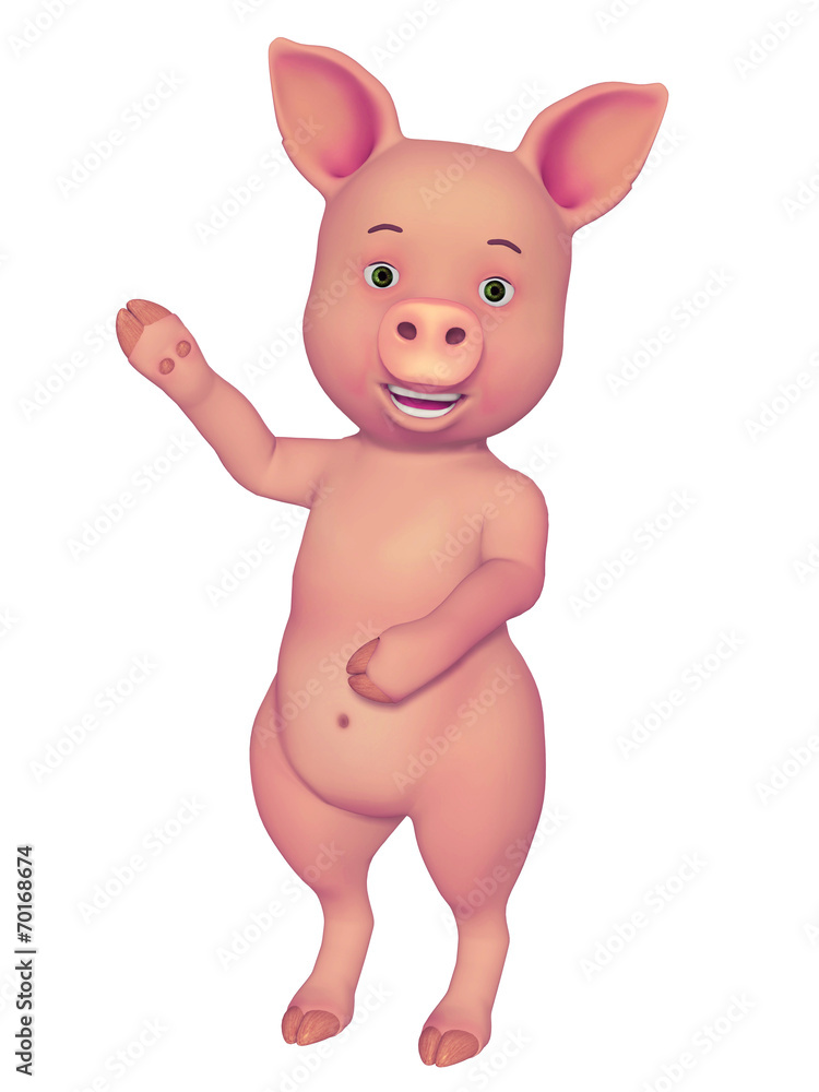 pig 3d cartoon pig 3d cartoon