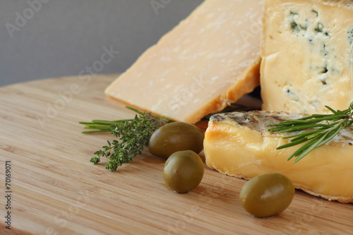 Cheese and Olives composition photo