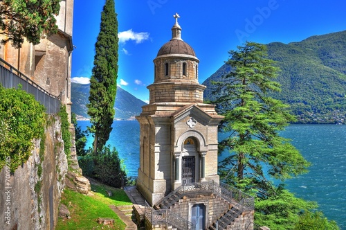 Obraz na plátně Kirche Della Madonna Brienno