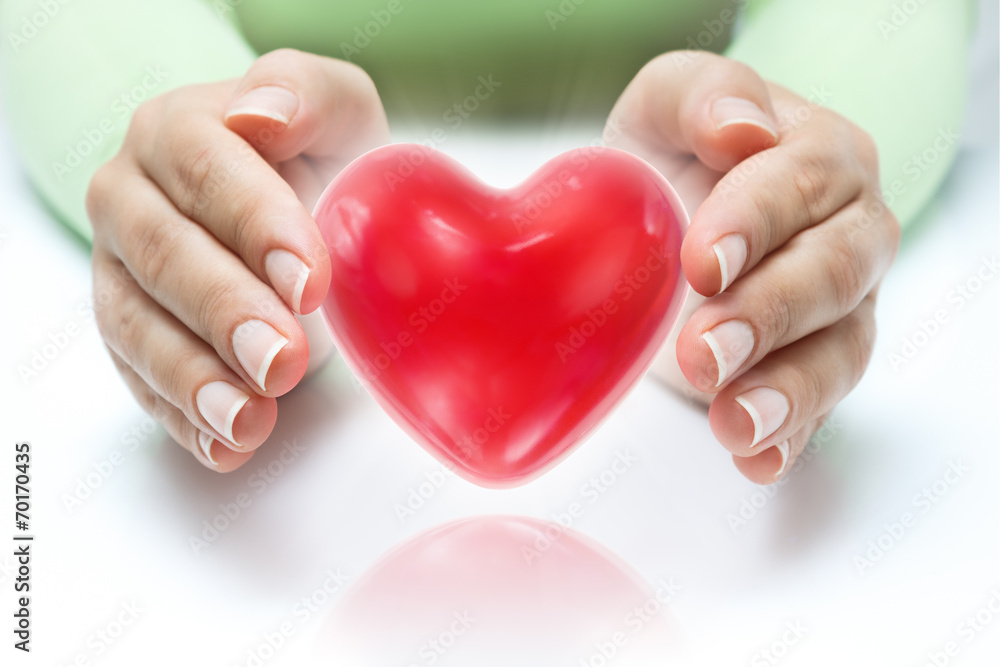 Fototapeta premium protection heart concept