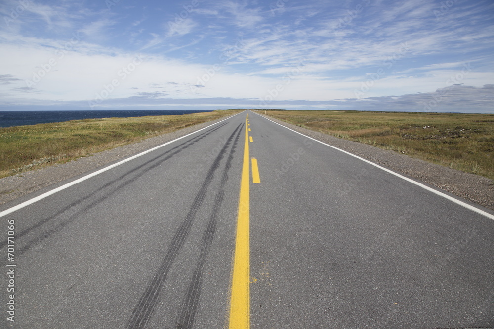 Viking Trail Highway in Gros Morne Viking Trail Highway in Gros Morne