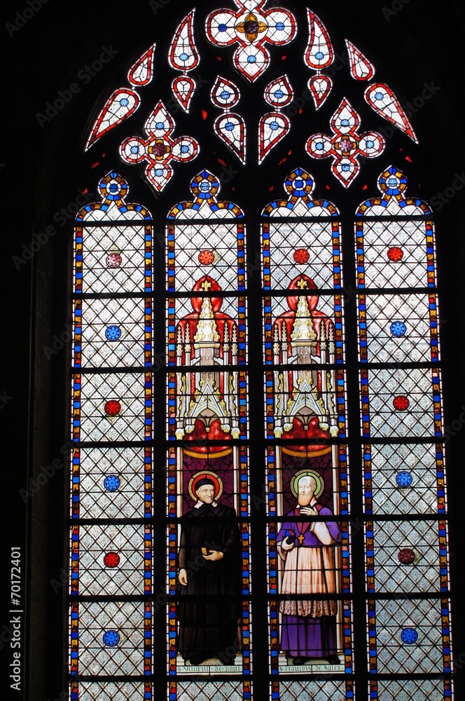 Vitrail de la Cathédrale ou d'une des églises de Limoges