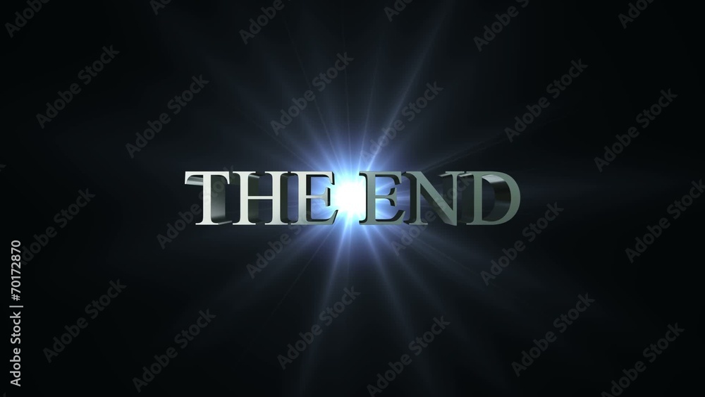 The end title The end title