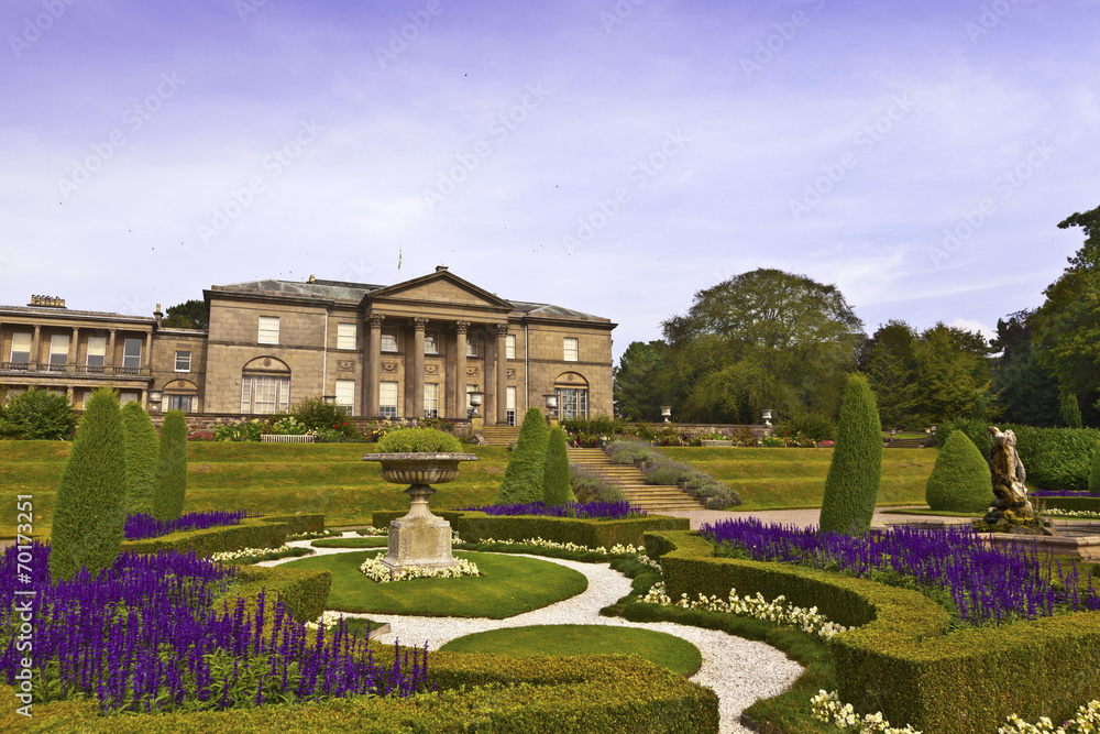 Historic English stately home and garden.