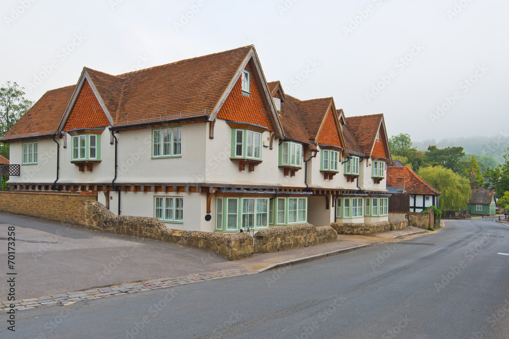 retro style english house