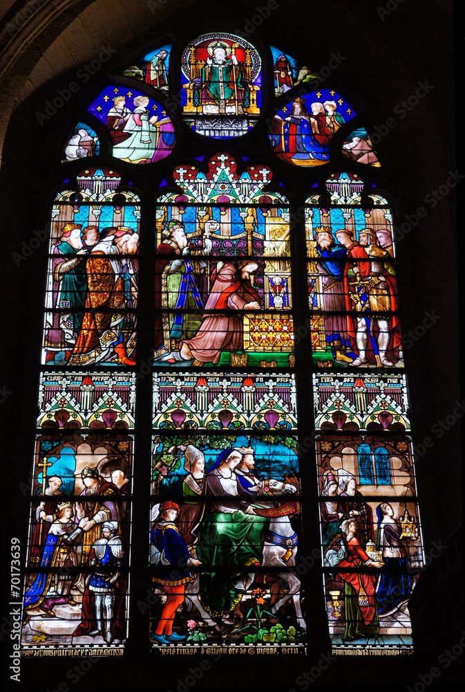 Vitrail de la Cathédrale ou d'une des églises de Limoges