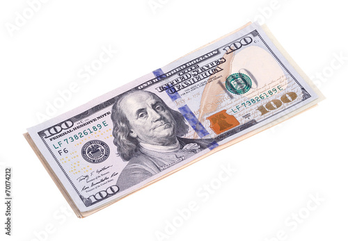 One hundred dollar bill