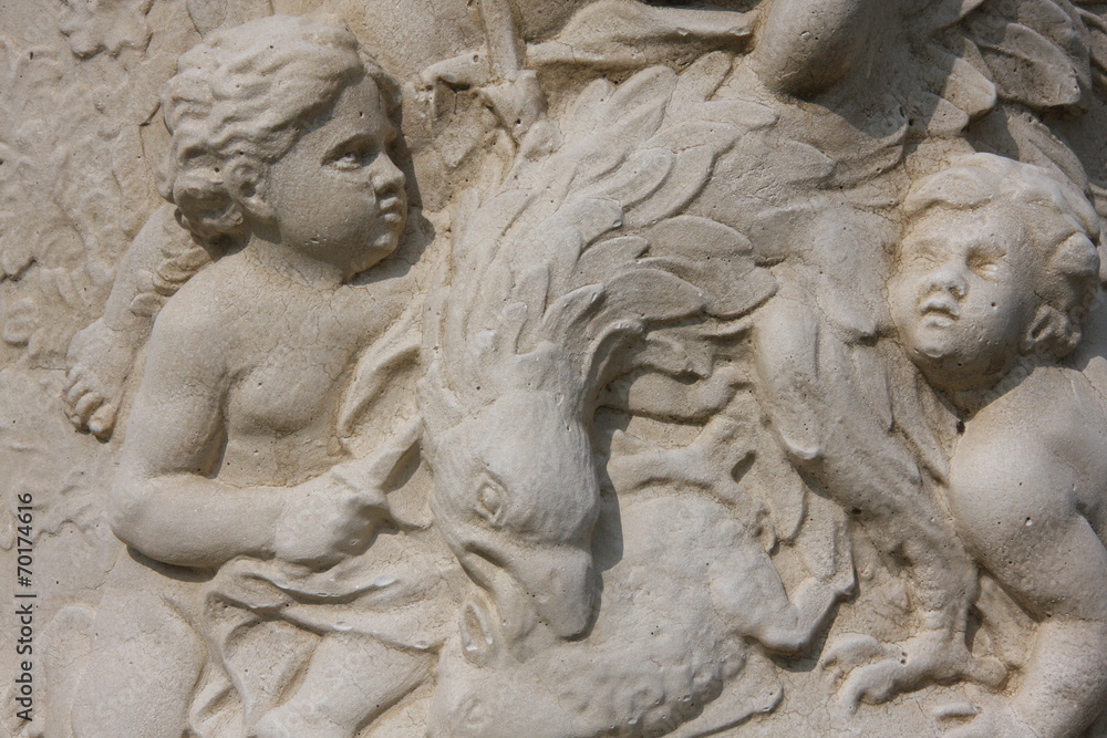 Détail d'une statue Détail d'une statue