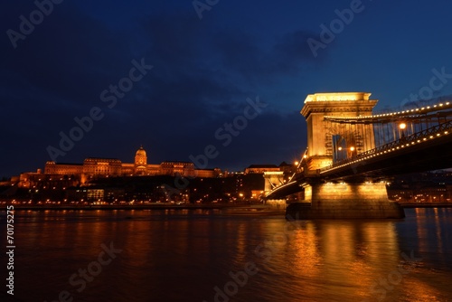 The Chainbridge in Hungary Budapest