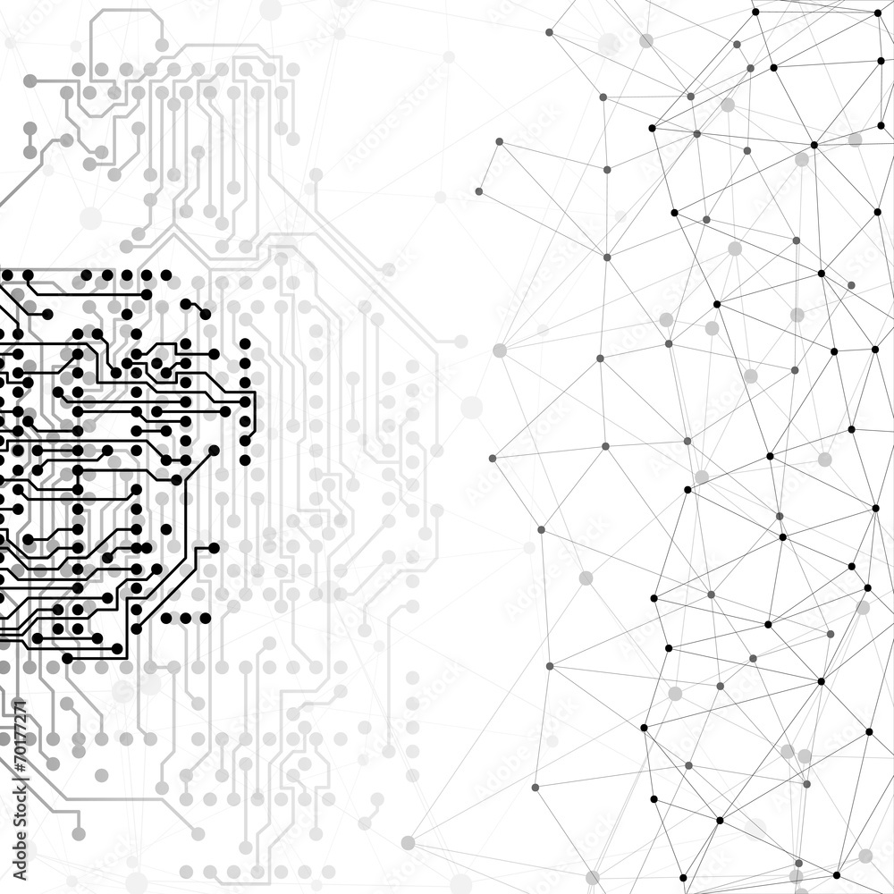 Molecule structure, gray background for communication, vector Molecule structure, gray background for communication, vector