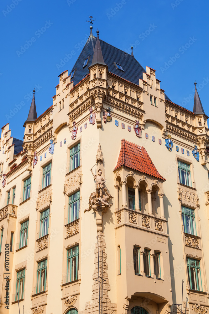 historisches Haus in der Altstadt von Prag