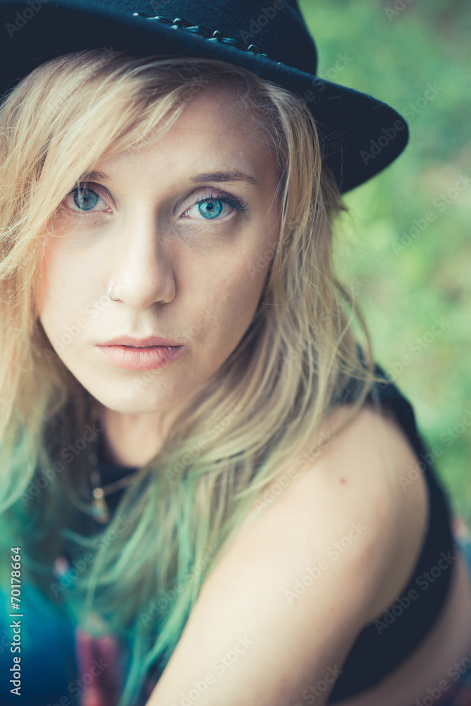 beautiful young blonde hair woman hipster beautiful young blonde hair woman hipster
