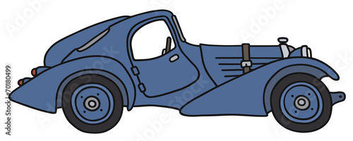 Vintage sports car