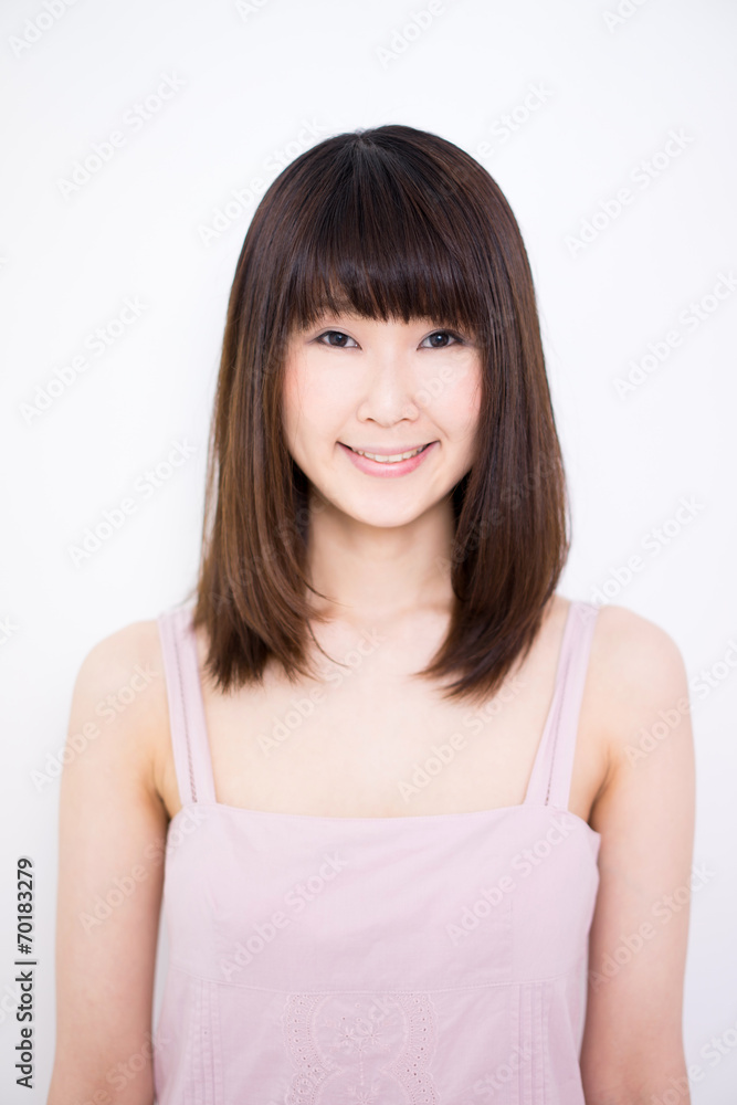 笑顔の女性 笑顔の女性