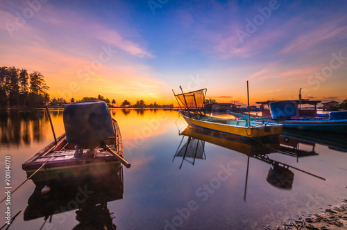 Boats parking at jubakar photo