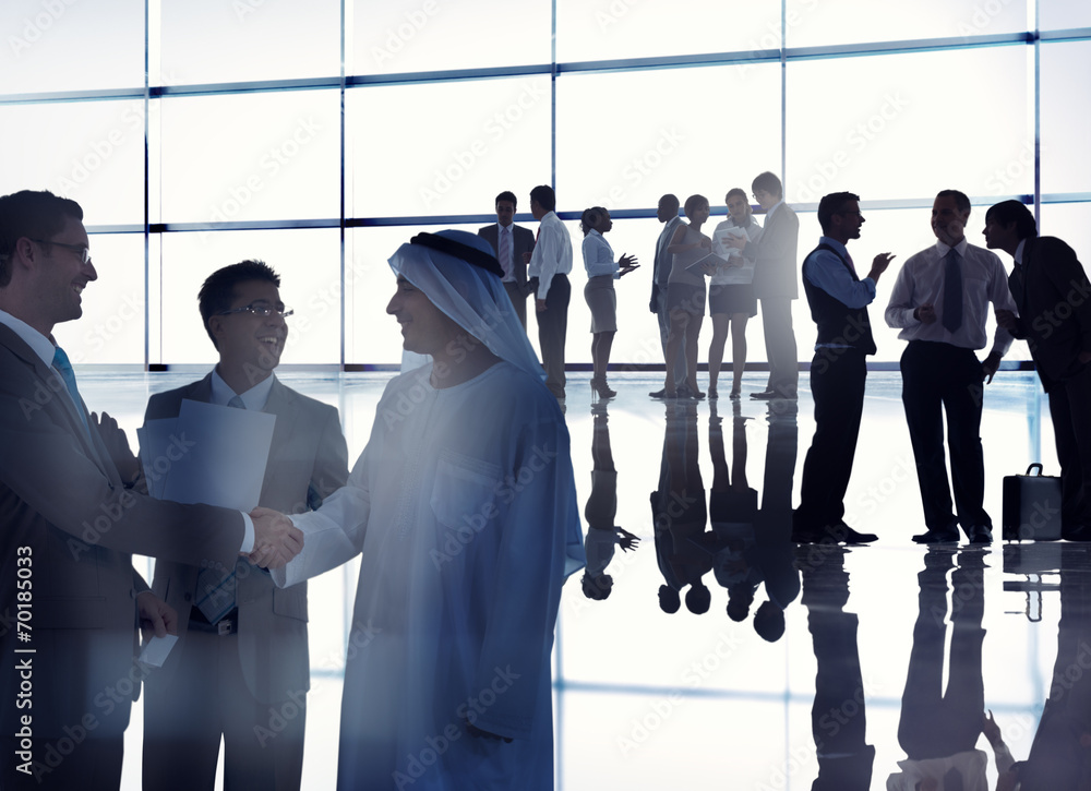Fototapeta premium Business People Working in a Board Room