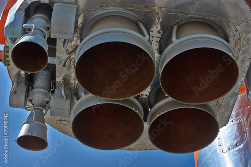Parts and components of Rockets - "Soyuz" space .