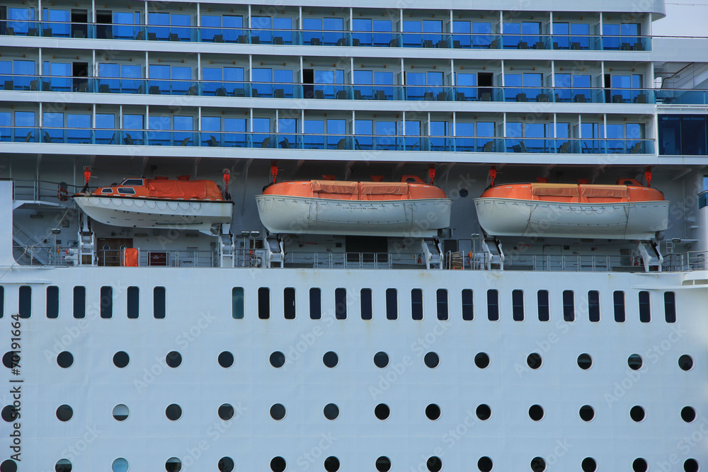 Detail of a Cruise Ship