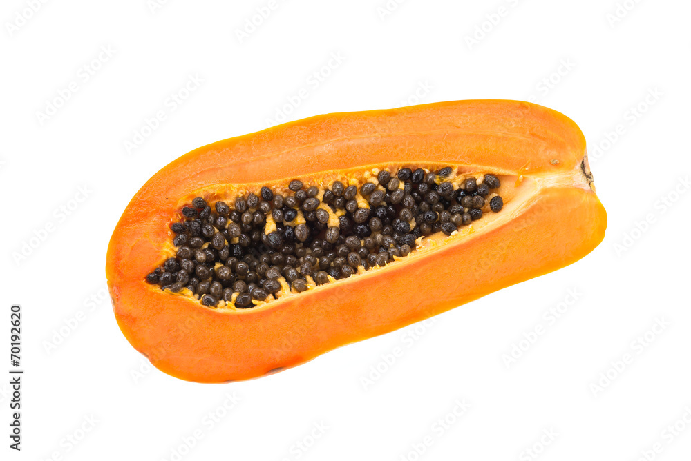 Papaya isolated on white Papaya isolated on white
