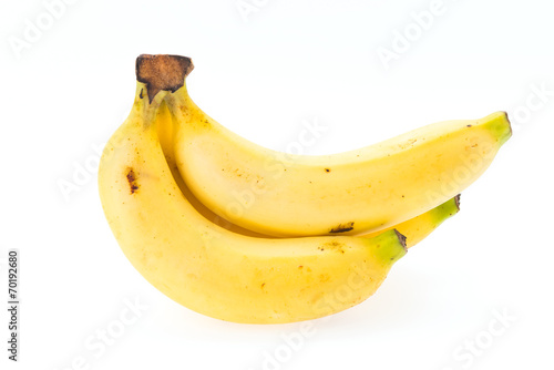 Banana isolated on white