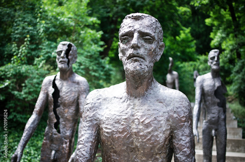 Fotografi Communism memorial in Prague, Czech Republic