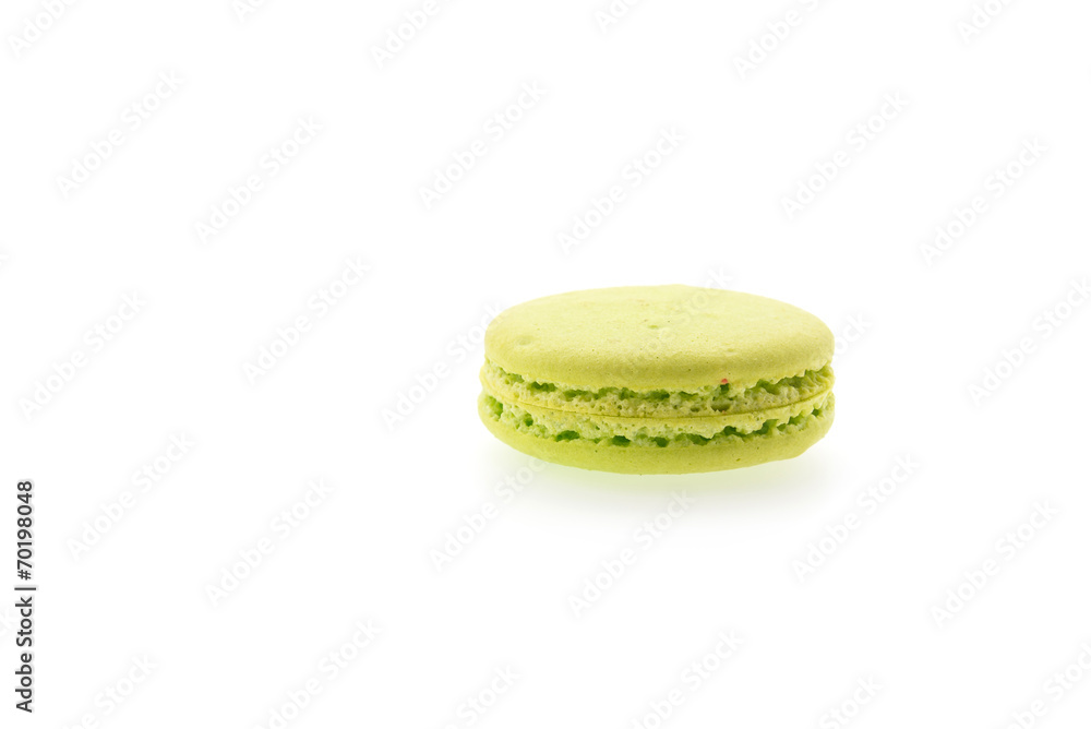 Macaron isolated on white