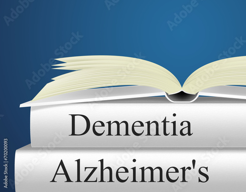 Canvastavla Dementia Alzheimers Represents Alzheimer's Disease And Confusion