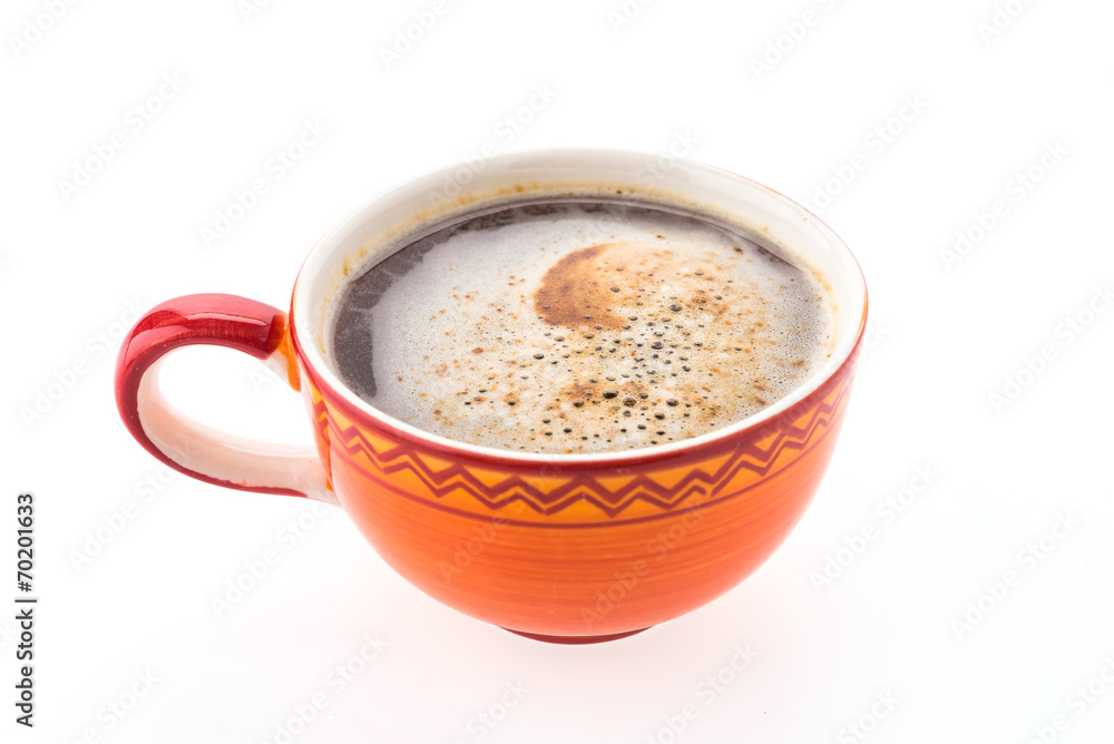 Obraz premium Coffee cup isolated on white background