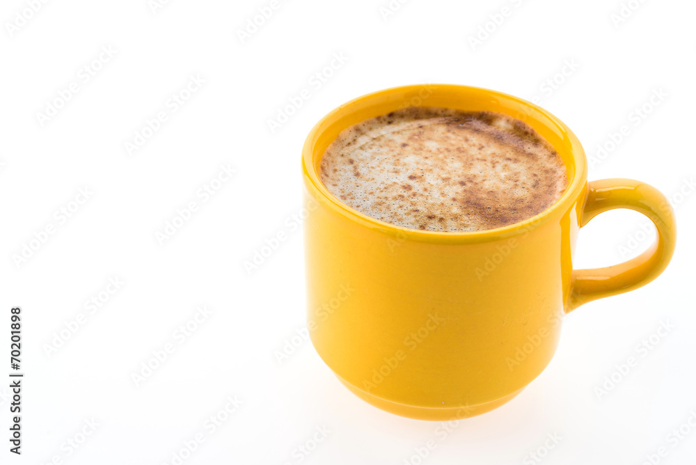 Obraz premium Coffee cup isolated on white background