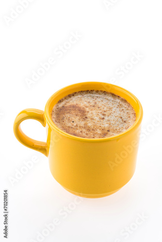 Coffee cup isolated on white background