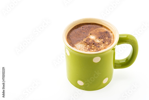 Coffee cup isolated on white background