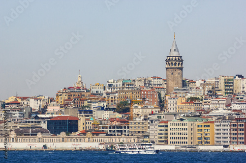 Beautiful view of Istanbul. Galata tower