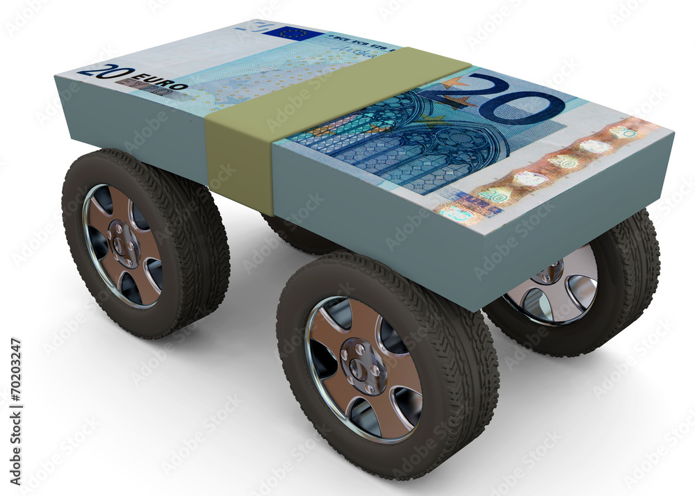 Naklejka premium Earnings Concept - 3D